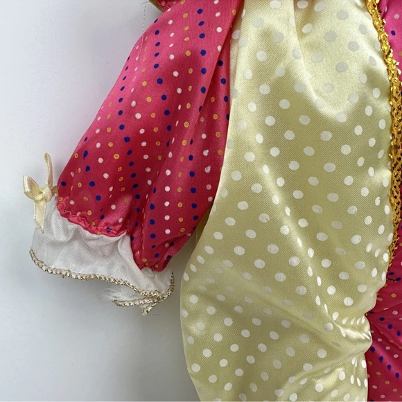 Art Mark 18” Jester Doll Clown Girl Painted Porcelain Face Legs Arms Cloth Body - Picture 7 of 14